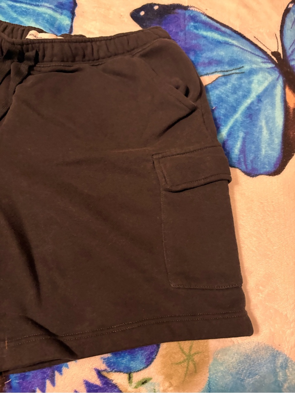 Amazon Essentials Black Athletic Drawstring Shorts - Picture 3 of 4